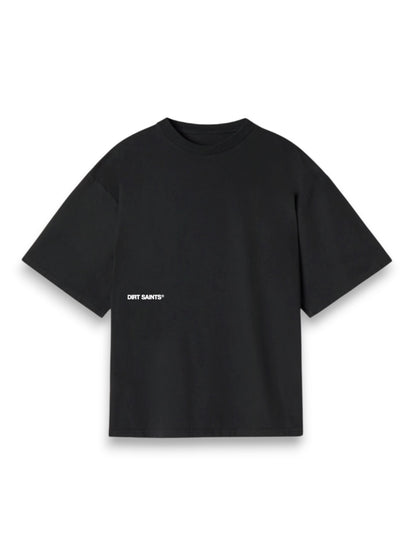 No Risk No Fun Oversized Black Tshirt