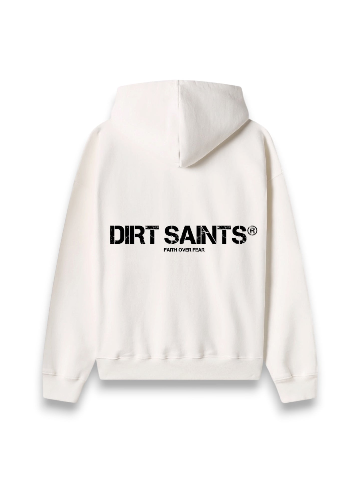 Dirt Saints White Hoodie