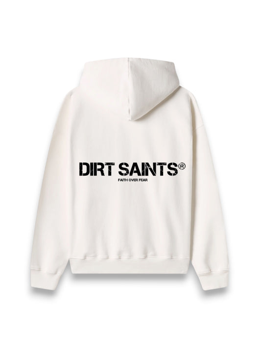 Dirt Saints White Hoodie