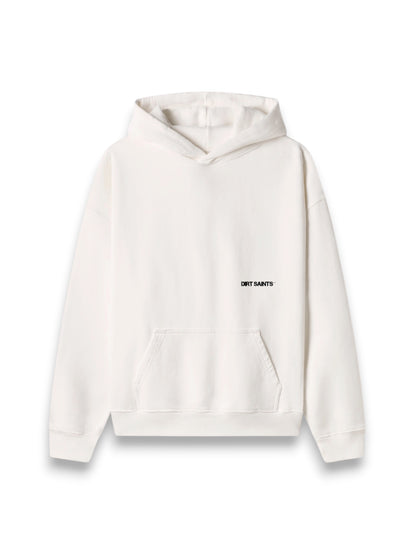 Dirt Saints White Hoodie