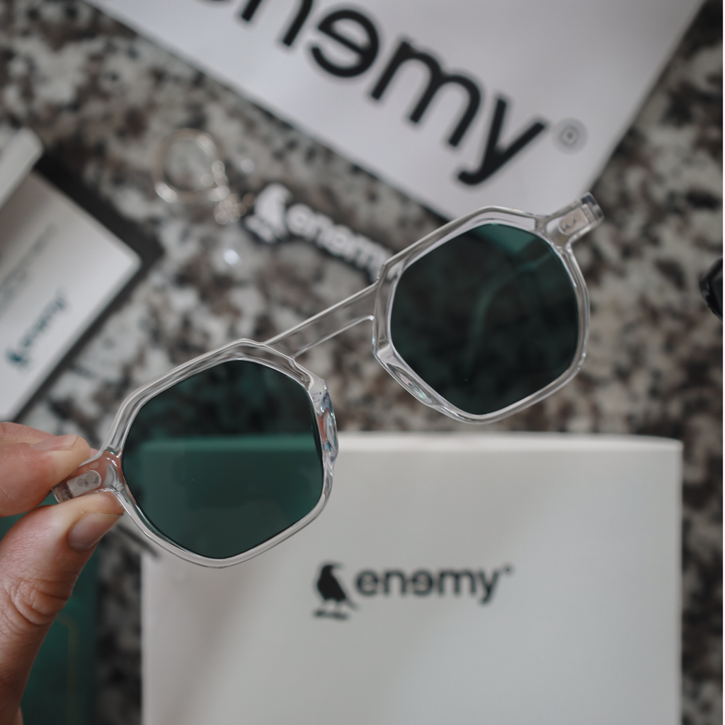 Fotter Clear Green Sunglasses