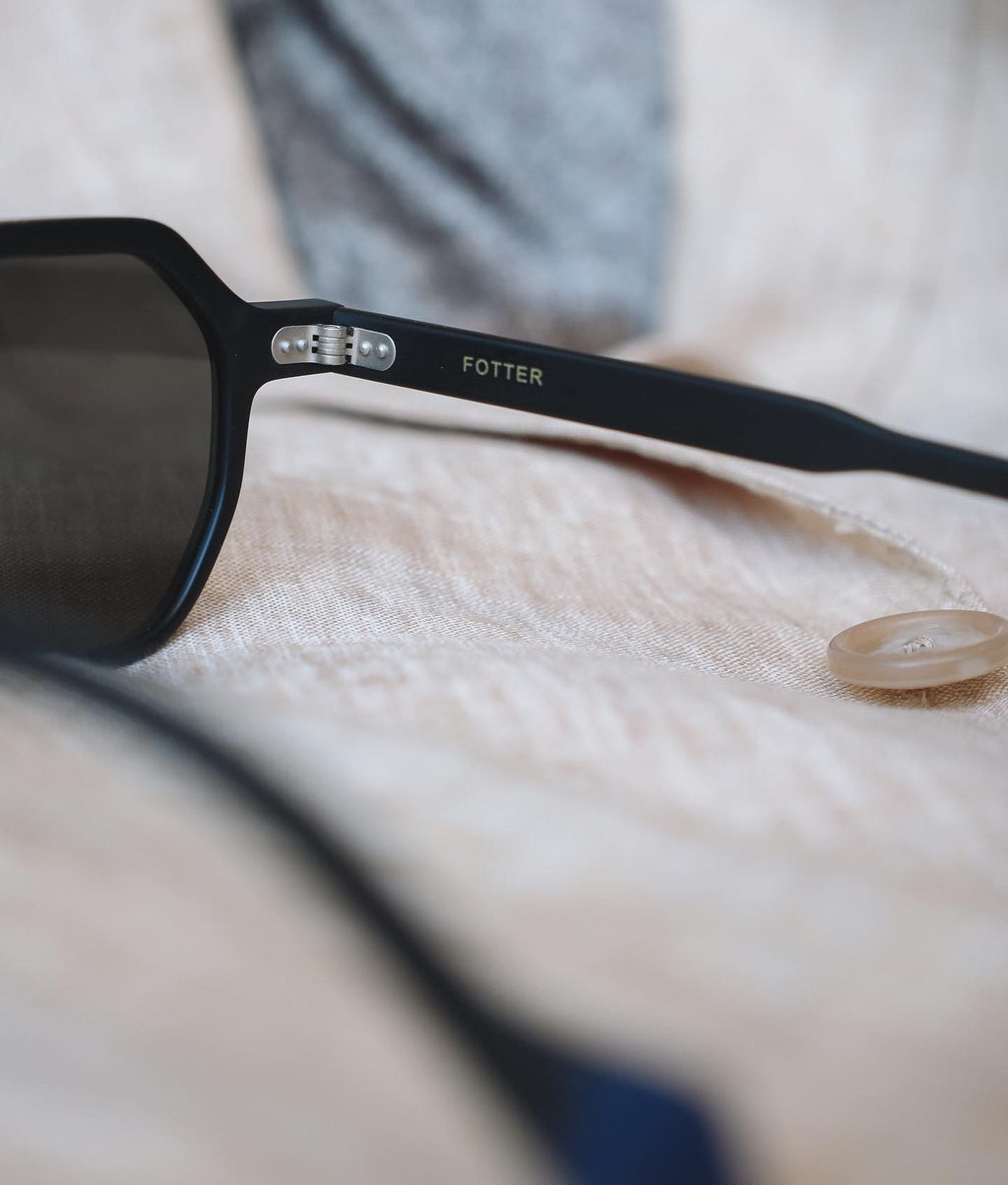 Fotter Matte Black Sunglasses
