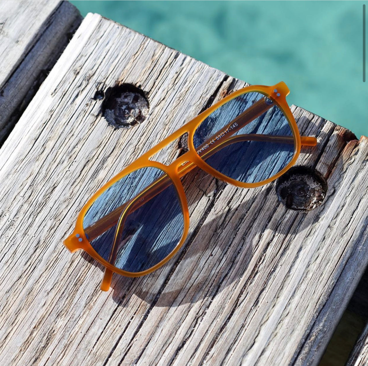 Nomad Orange Blue Sunglasses