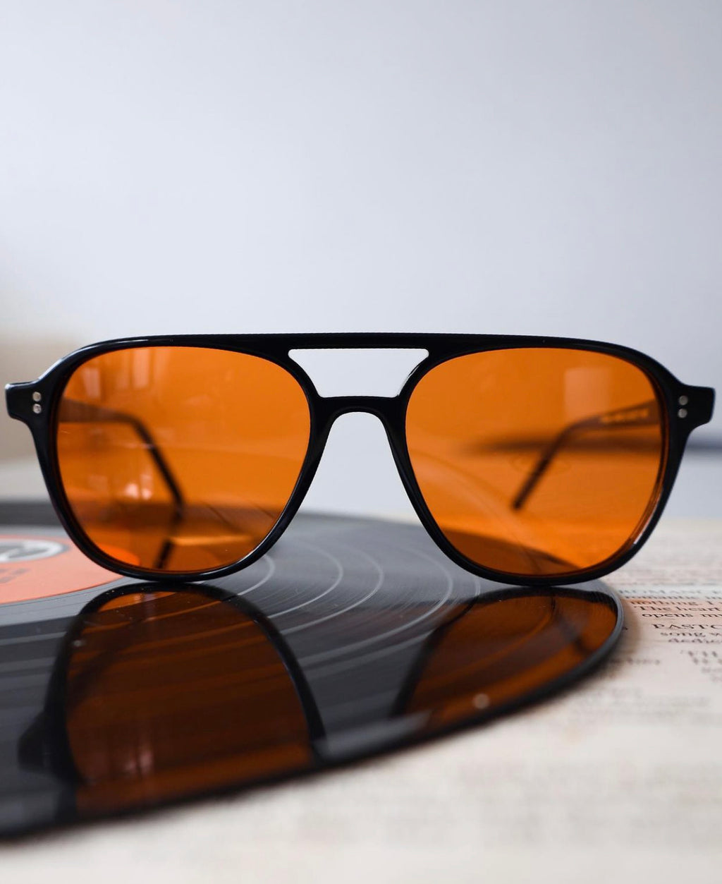 Nomad Black Orange Sunglasses