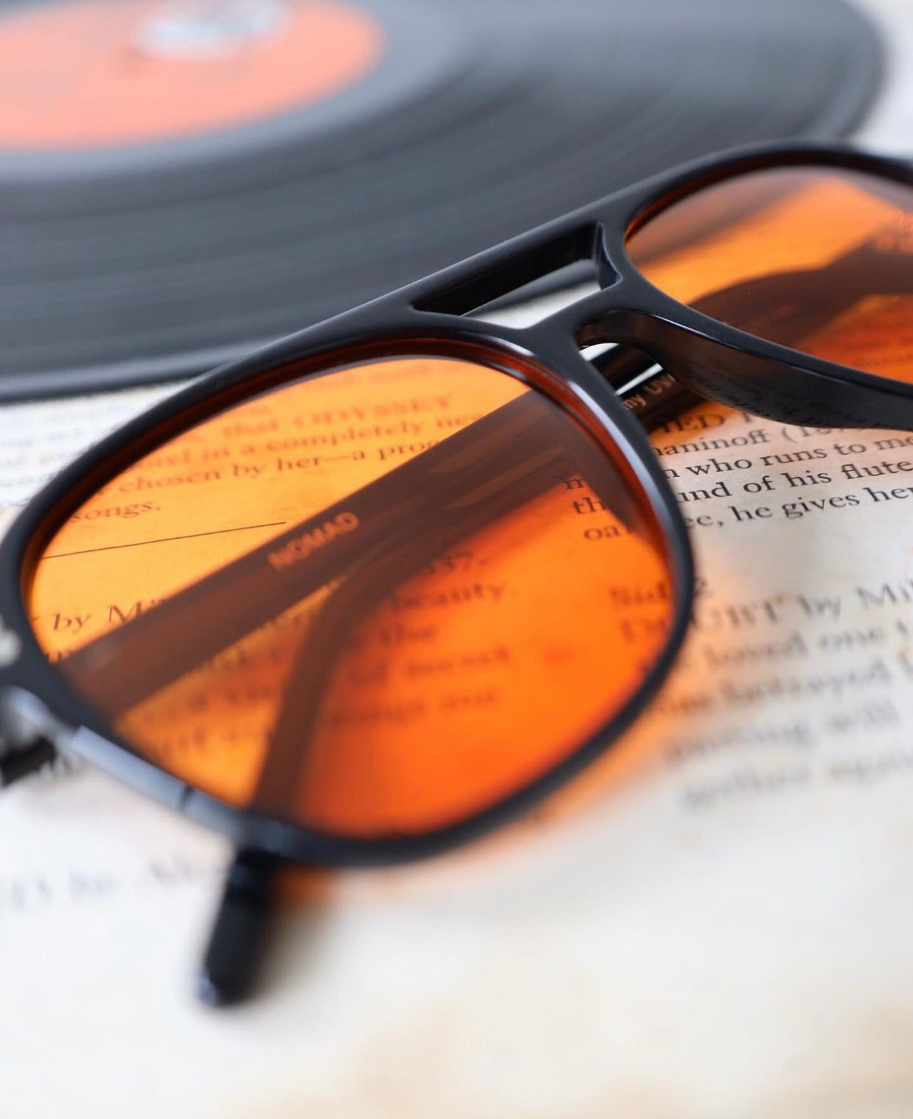 Nomad Orange Sunglasses